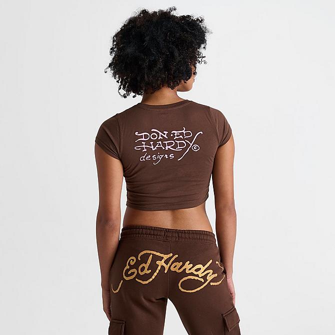 Women's Ed Hardy Rhinestone Tiger Baby T-Shirt| JD Sports Women's Ed Hardy Rhinestone Tiger Baby T-Shirt| JD Sports