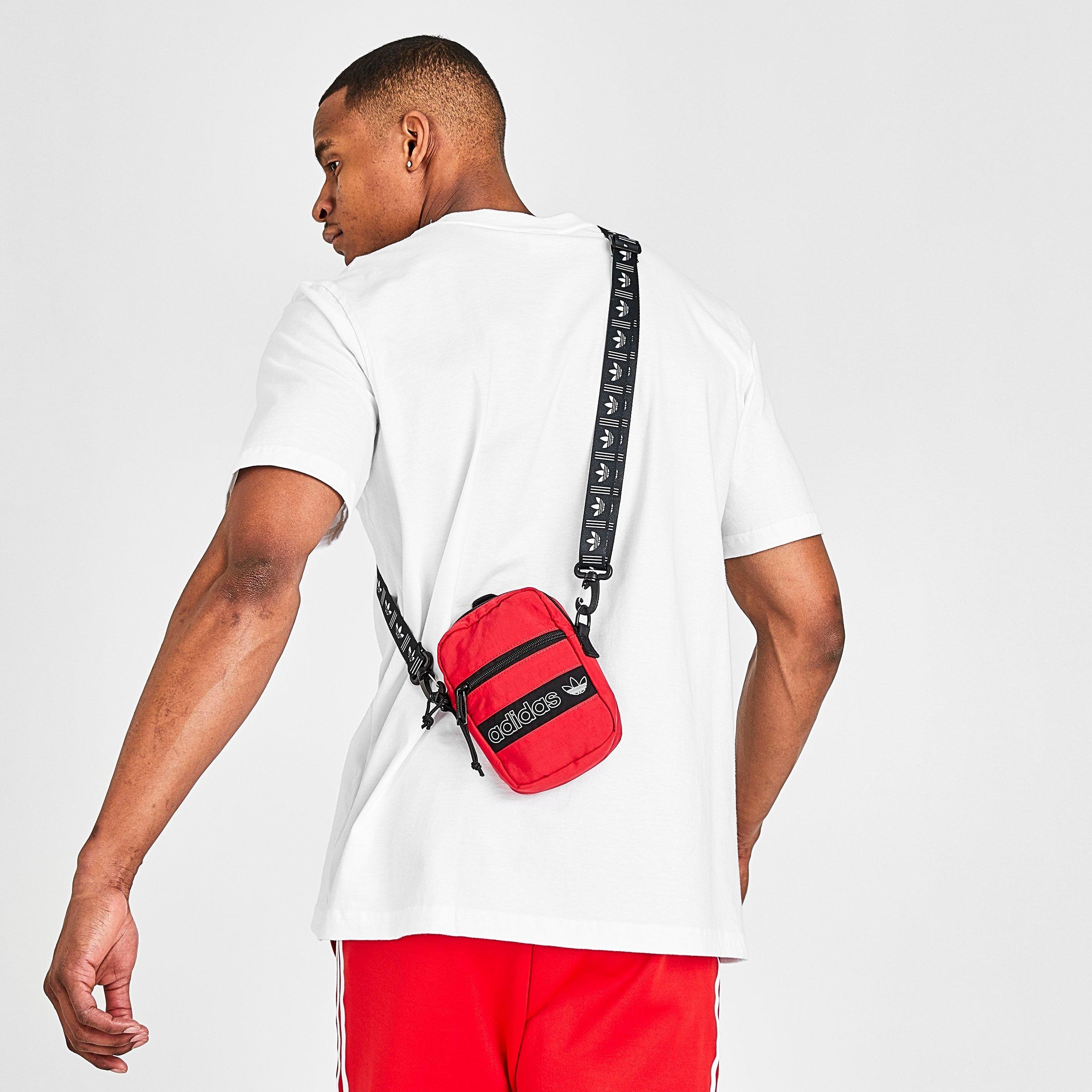 red adidas crossbody bag