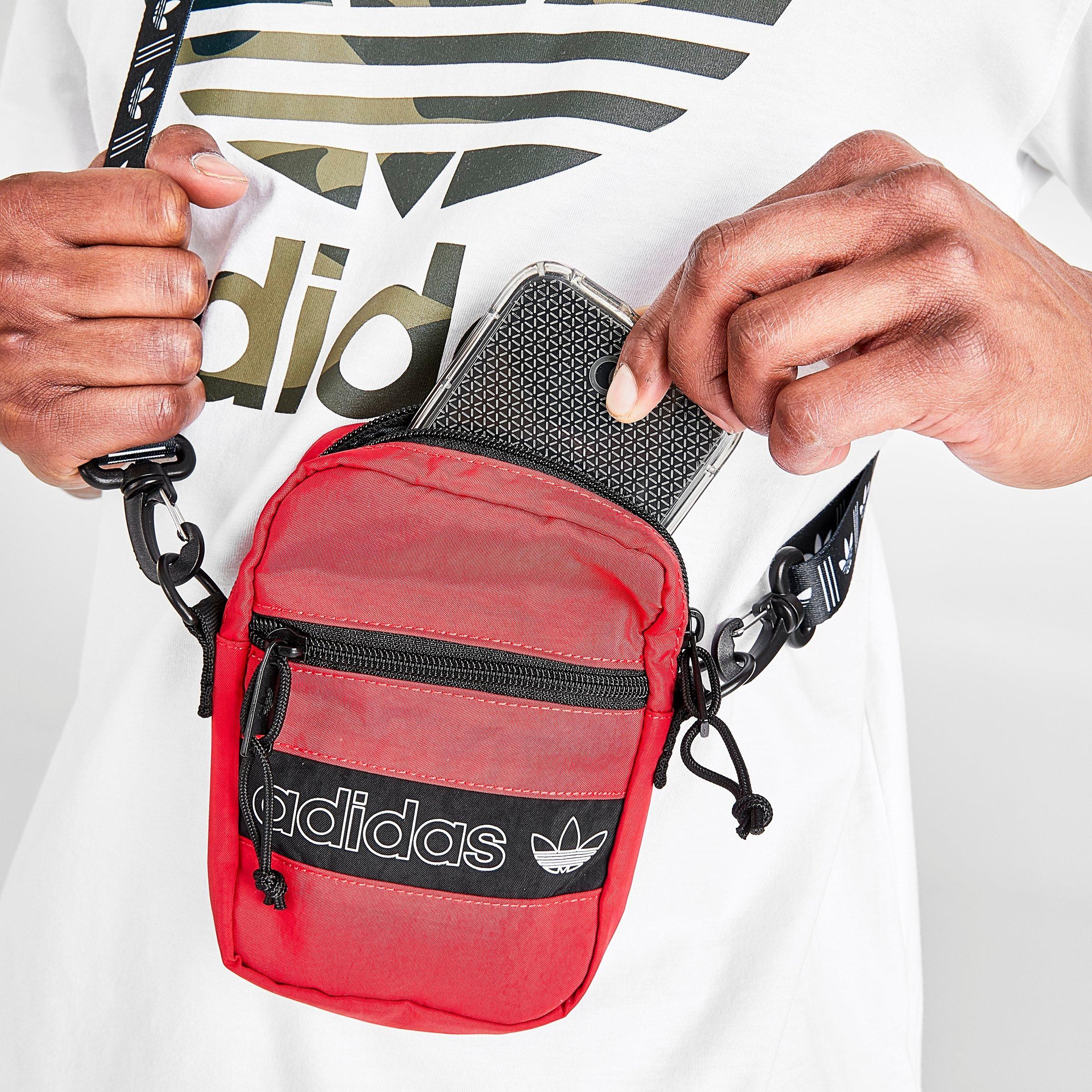 red adidas crossbody bag