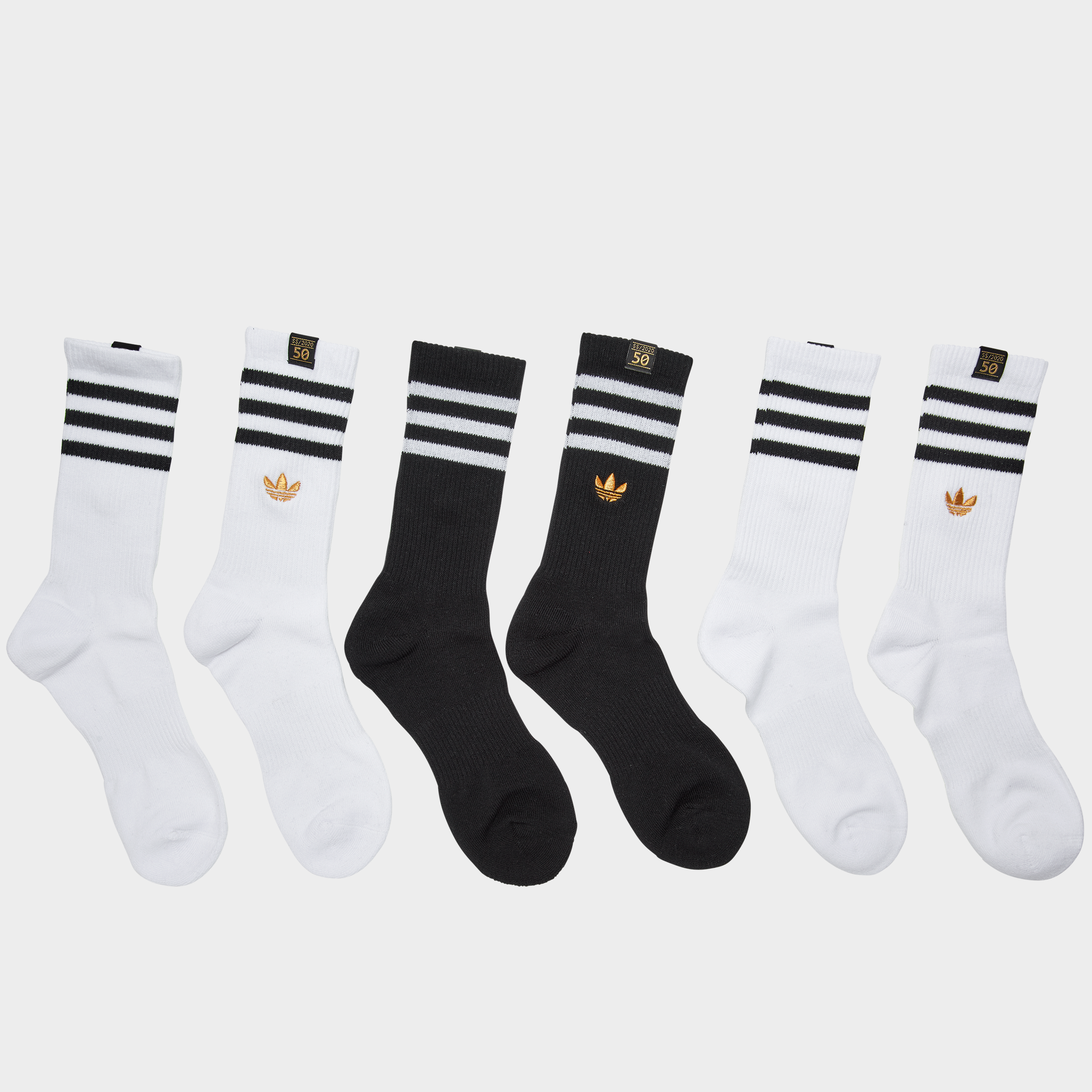 adidas socks gold logo