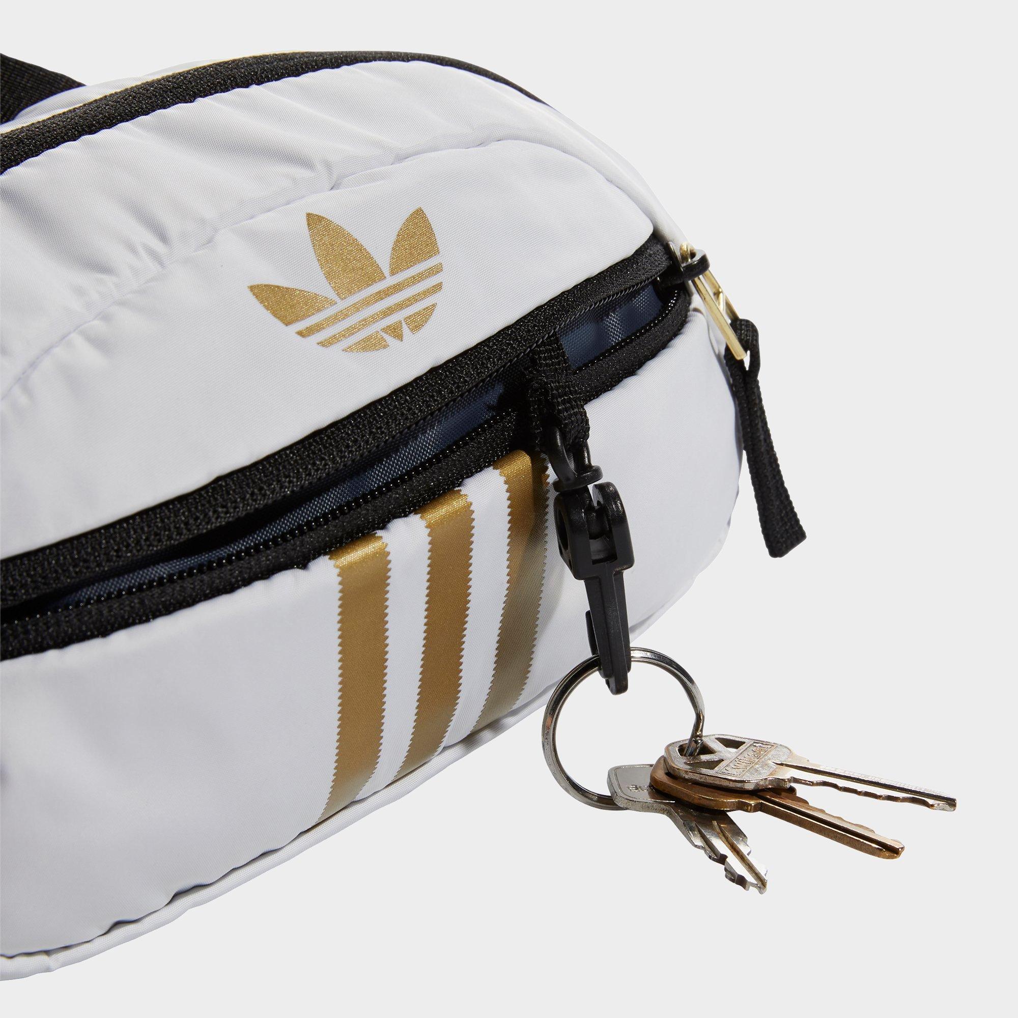 white adidas fanny pack