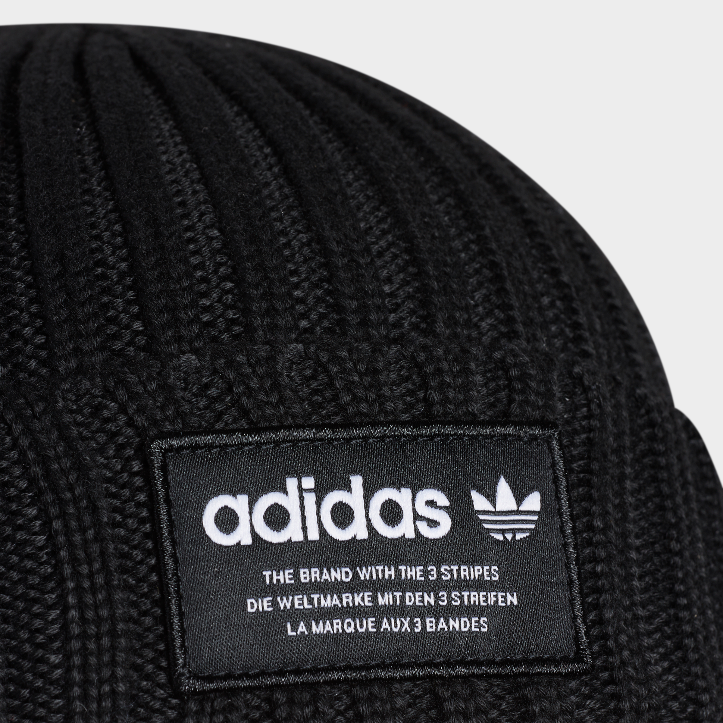 adidas black beanie hat