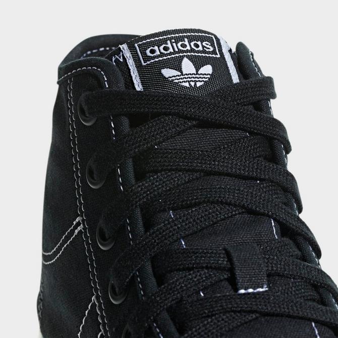 adidas originals nizza hi-top trainers in white
