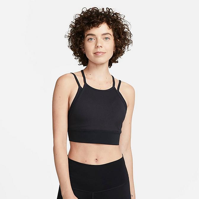 Women's Nike Indy Strappy Light-Support Padded Ribbed Longline
