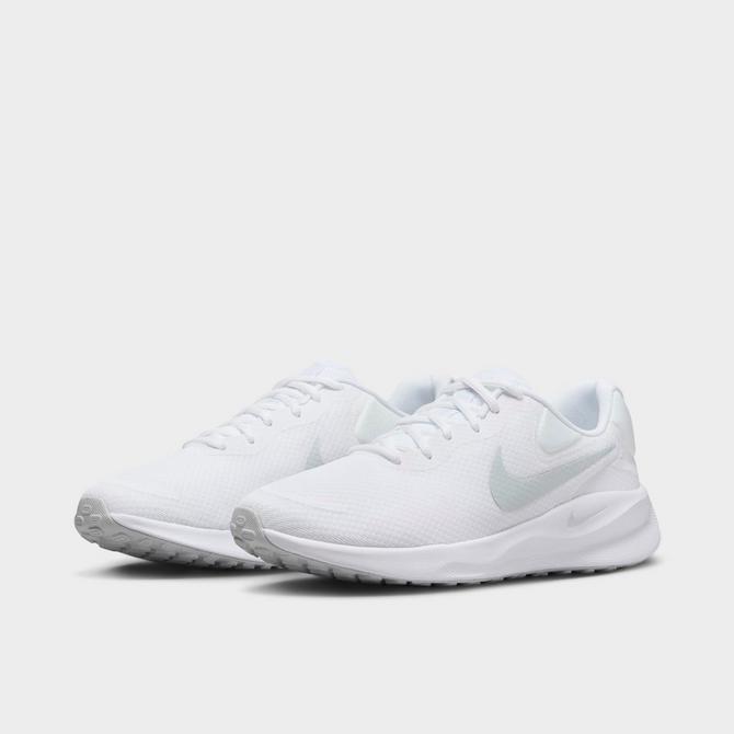 Nike Men s Revolution 7 Road Running Shoes in White White Size 8.5