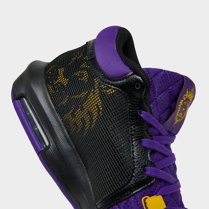 Lebron purple shop and gold