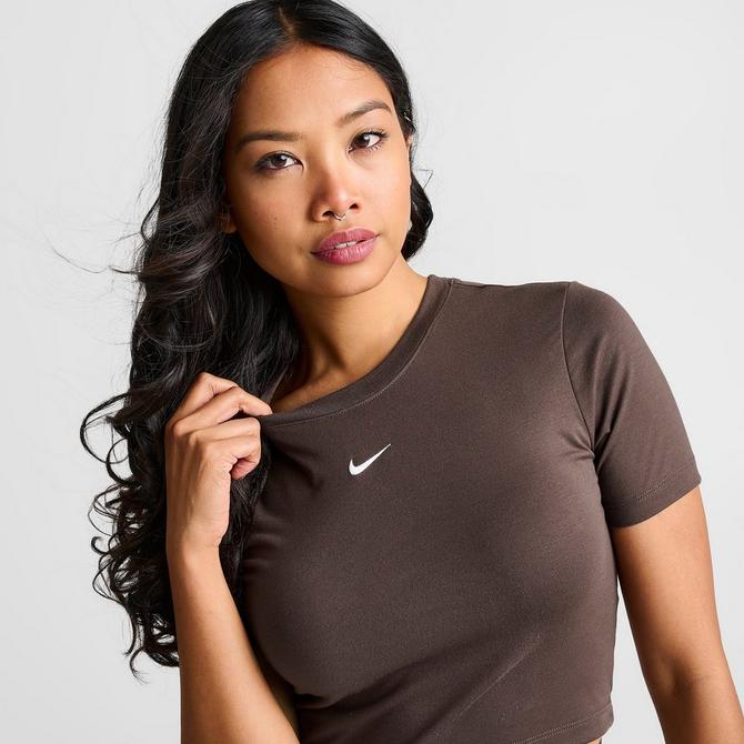 NIKE Sportswear Essential Slim-Fit Cropped T-Shirt FB2873 611 - Shiekh