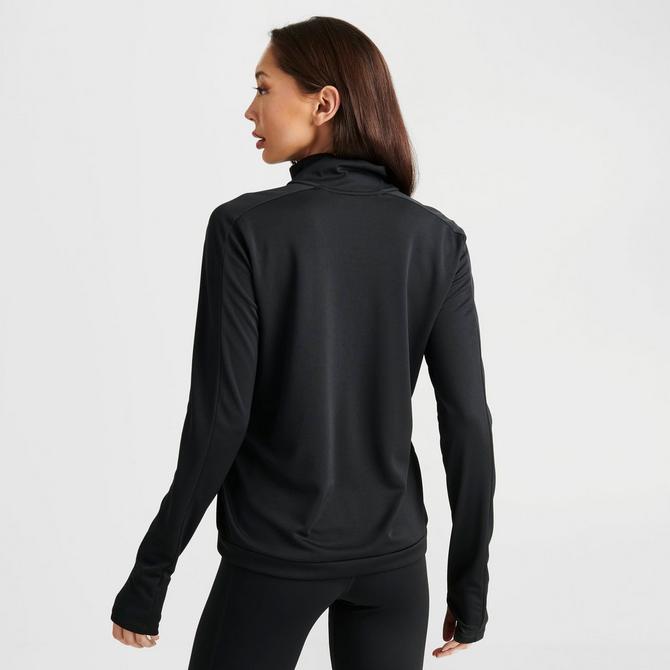 Black Nike Plus Size Swoosh 1/4 Zip Top - JD Sports Global