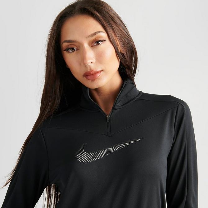 Women's Nike Training Tops  Dri-FIT, Swoosh, 1/2 Zip - JD Sports Global