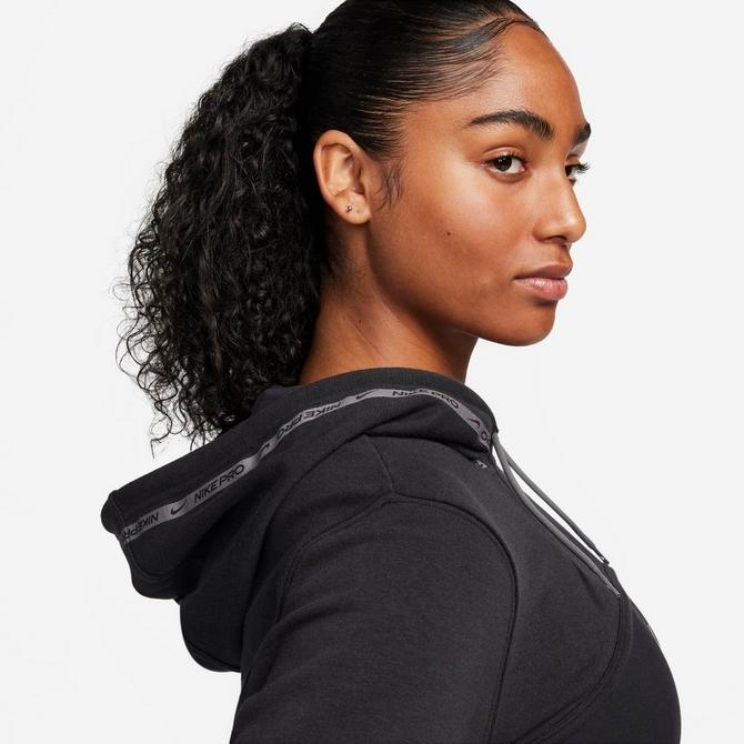 Womens Nike Pro Dri FIT Shrug Hoodie JD Sports