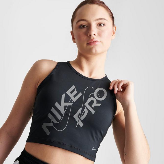 Nike Pro Dri-FIT Women's Graphic Crop Tank. Nike BG