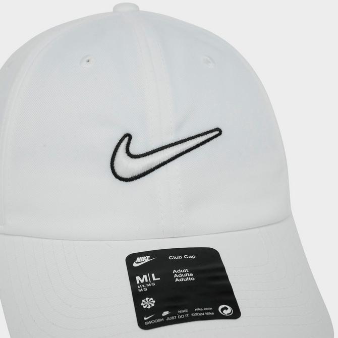 Nike Club Swoosh Unstructured Strapback Hat| JD Sports