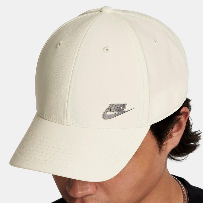 Nike Dri FIT Club Structured Metal Logo Strapback Hat JD Sports