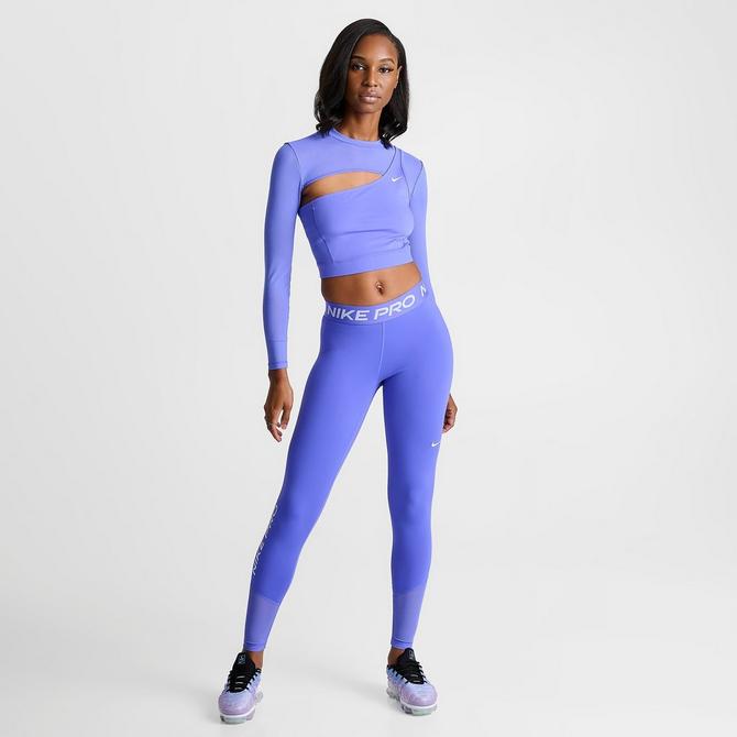 Nike Pro Dri-FIT Women's Cropped Long-Sleeve Top.