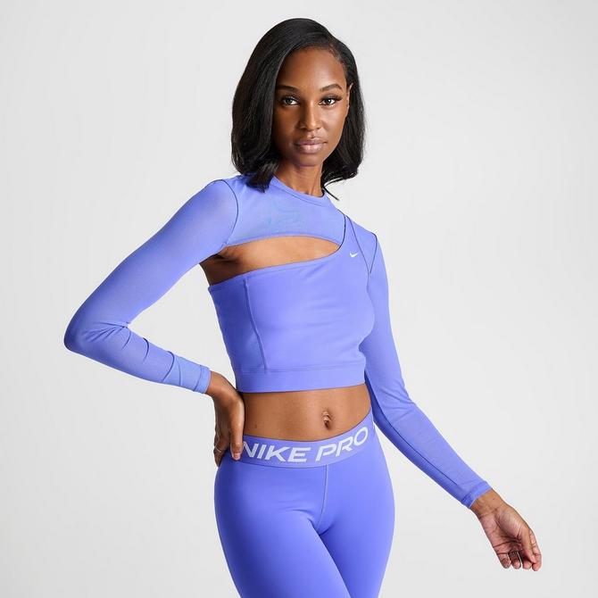 Nike Pro Women's Long-Sleeve Cropped Top