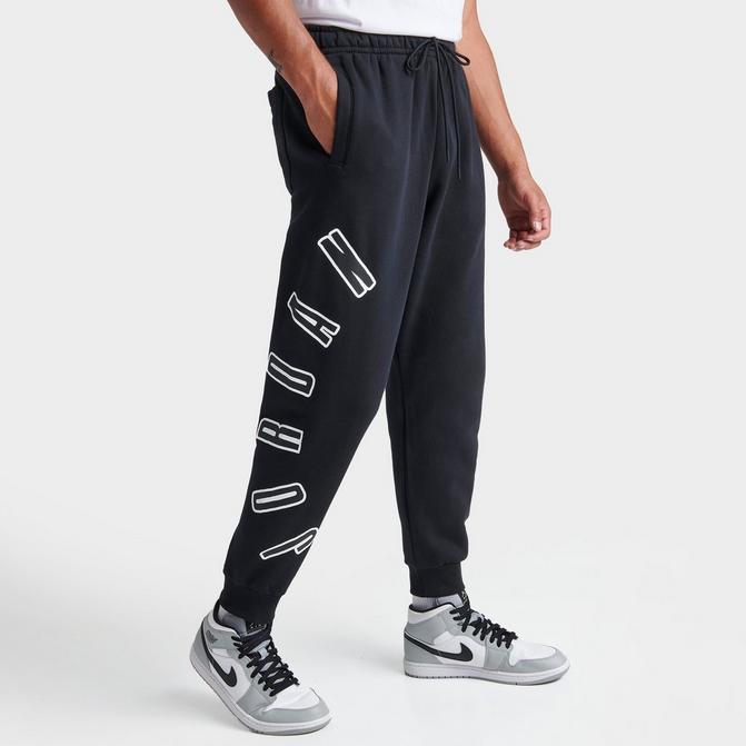 NWT $75 AIR JORDAN JUMPMAN JOGGERS FLEECE PANTS Black Nike STANDARD FIT Sz  S-XL