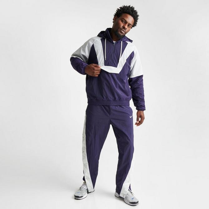 Nike sportswear swoosh woven full best sale zip jacket