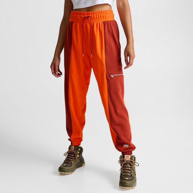 Nike orange sweatpants discount womens