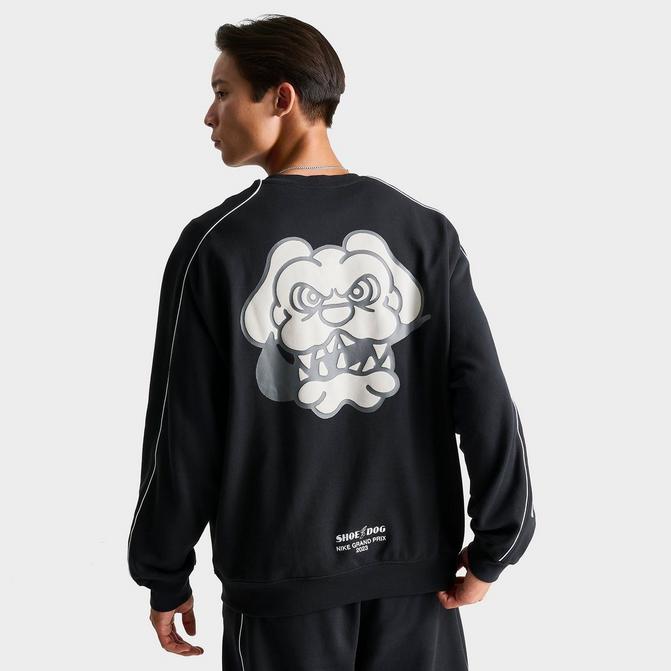 Men s Nike Sportswear Shoe Dog Graphic Fleece Crewneck Sweatshirt