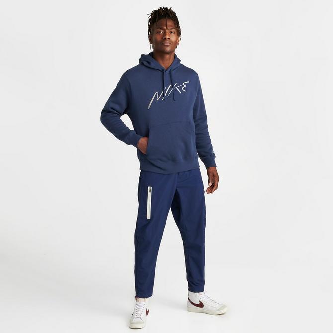 Nike Sportswear Standard Fit Fleece Midnight Navy/Midnight Navy/White –  Becauze
