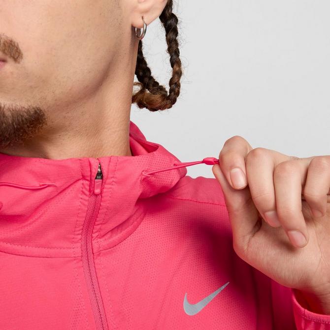 Nike running jacket red best sale