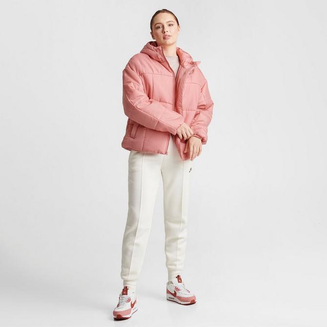 Nike Women's Sportswear Therma-FIT Classic Puffer Jacket-Coral - Hibbett