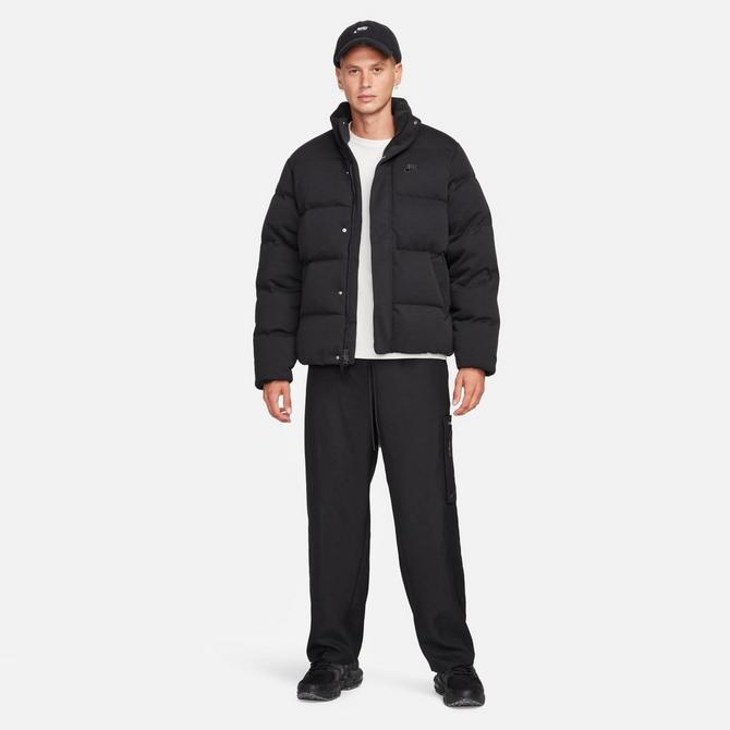 Nike black outlet puffer jacket mens