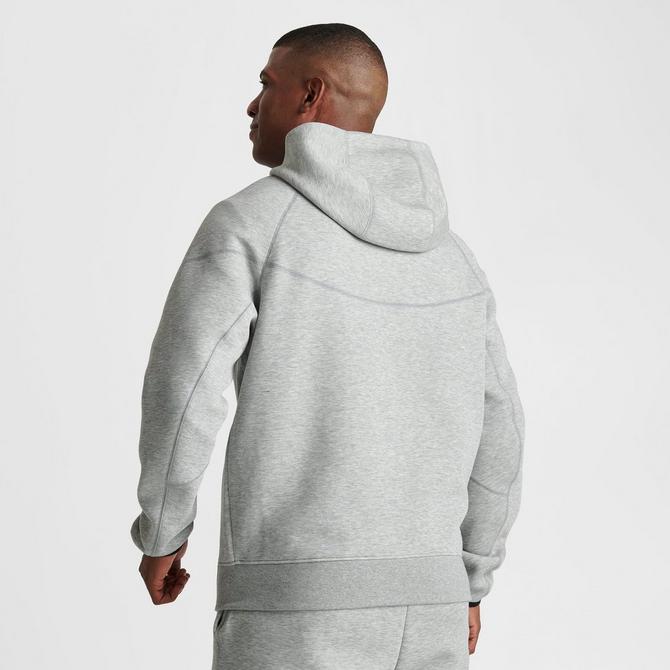 Nike Sportswear Tech Fleece Full-Zip Hoodie Black/Dark Grey Heather/White  Men's - US