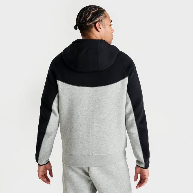 Nike Sportswear Tech Fleece Full Zip Hoodie & Joggers Set Black/Dark Grey  Heather/White Men's - US