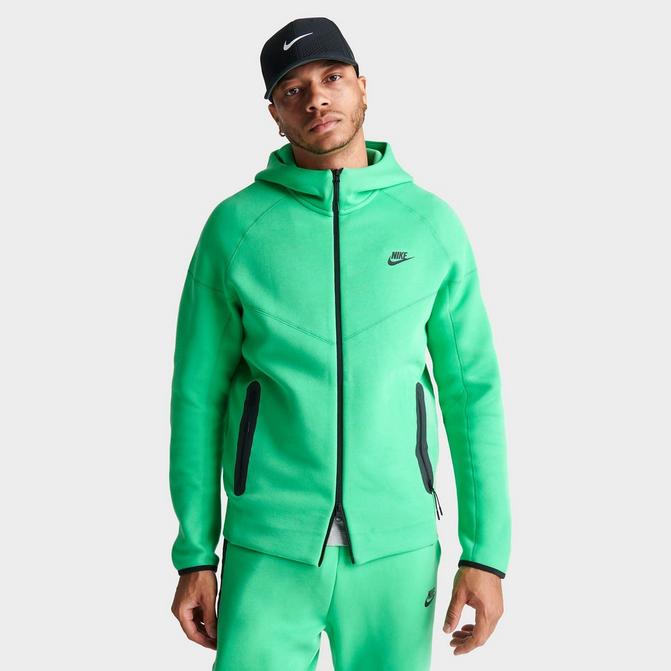 Nike tech fleece discount green and black