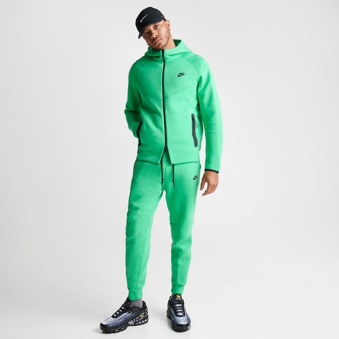 Green nike 2025 tech suit