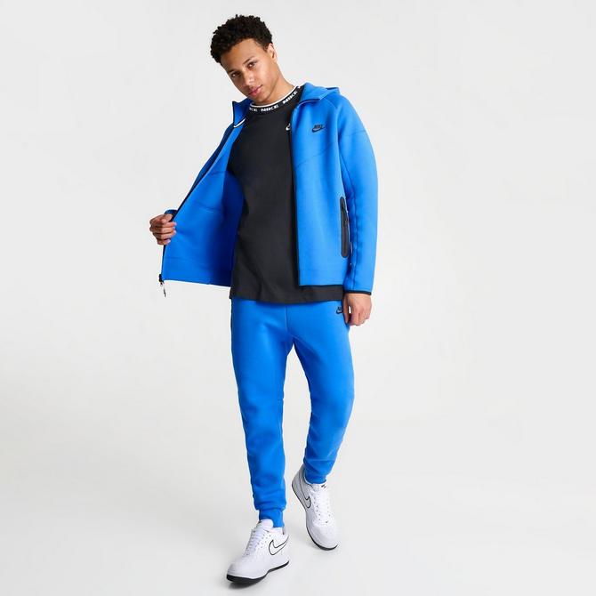 Blue nike discount tech fleece tracksuit