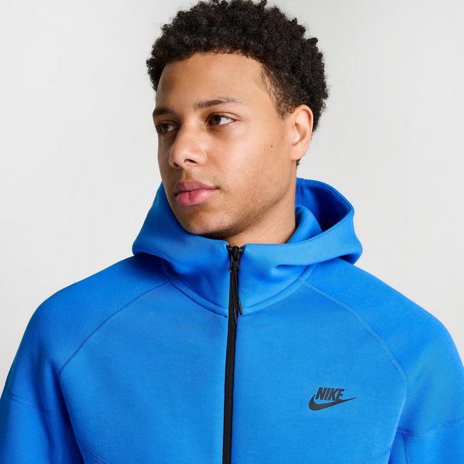 Blue nike best sale zipper hoodie