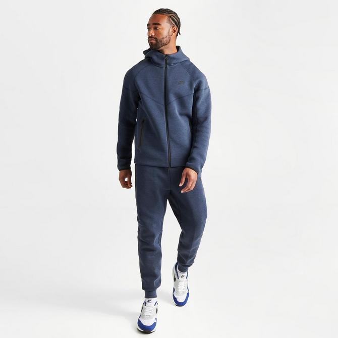 Grey nike tech fleece hot sale windrunner