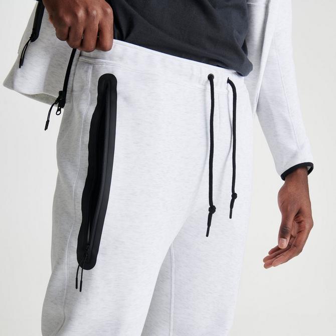  Men's Nike Black/Dark Grey Heather/White Tech Fleece Jogger - XL  : Clothing, Shoes & Jewelry