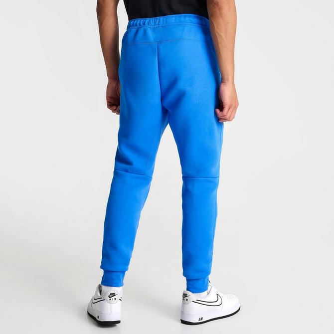 Vintage Nike Sweatpants Navy Blue Baggy Polyester White Swoosh