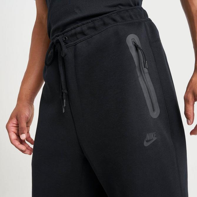 Nike Dri Fit Girls Track Pants Black Gray Pockets Drawstring Waist Open Hem  XL