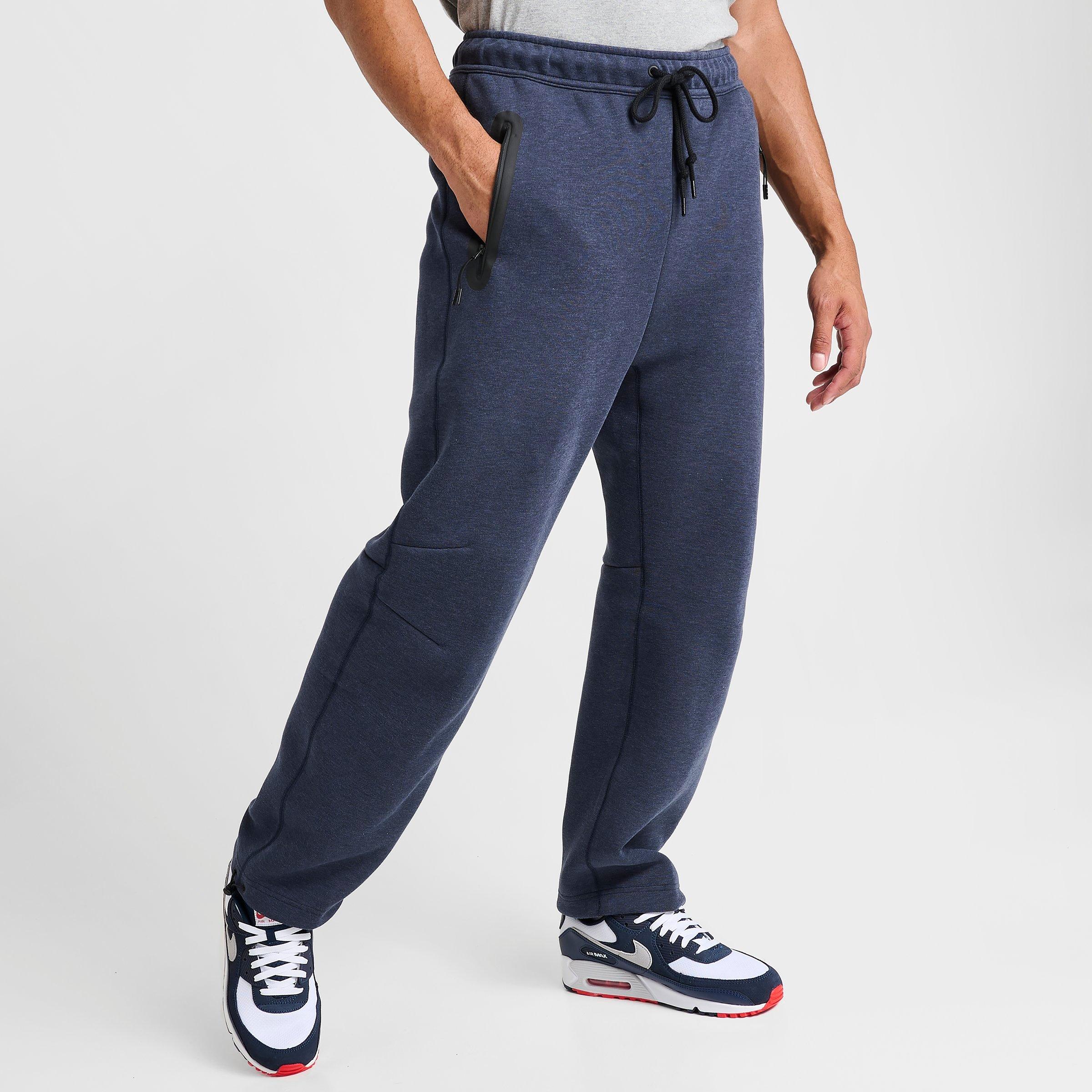 nike open bottom sweatpants mens