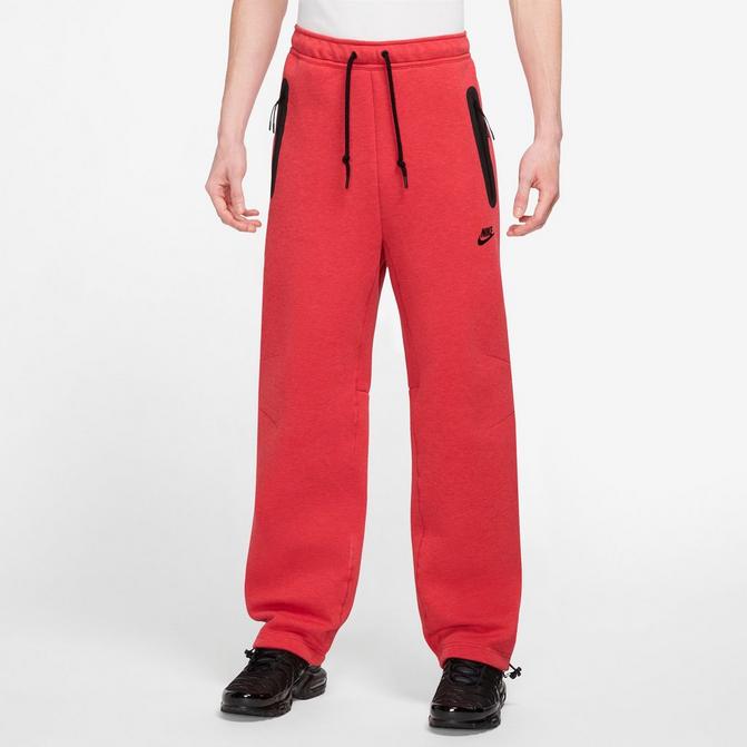 Nike open bottom on sale sweatpants