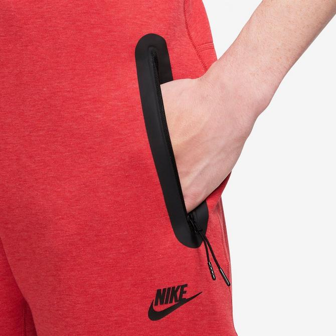 Nike Sportswear Tech Fleece Slim Fit Joggers Light University Red Heather /  Black