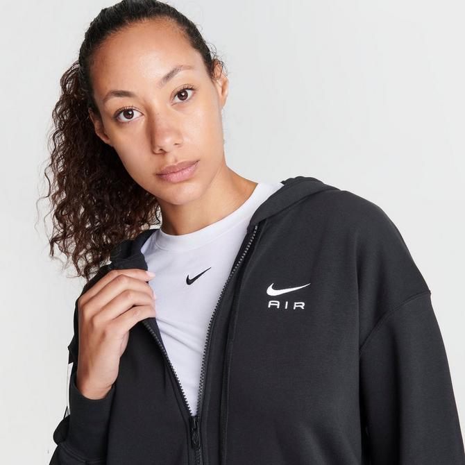 Nike zip through hoodie on sale womens