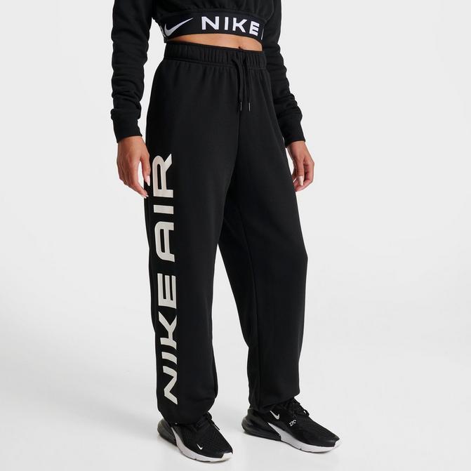 Nike Sportwear High Rise Black Fleece Sweatpants