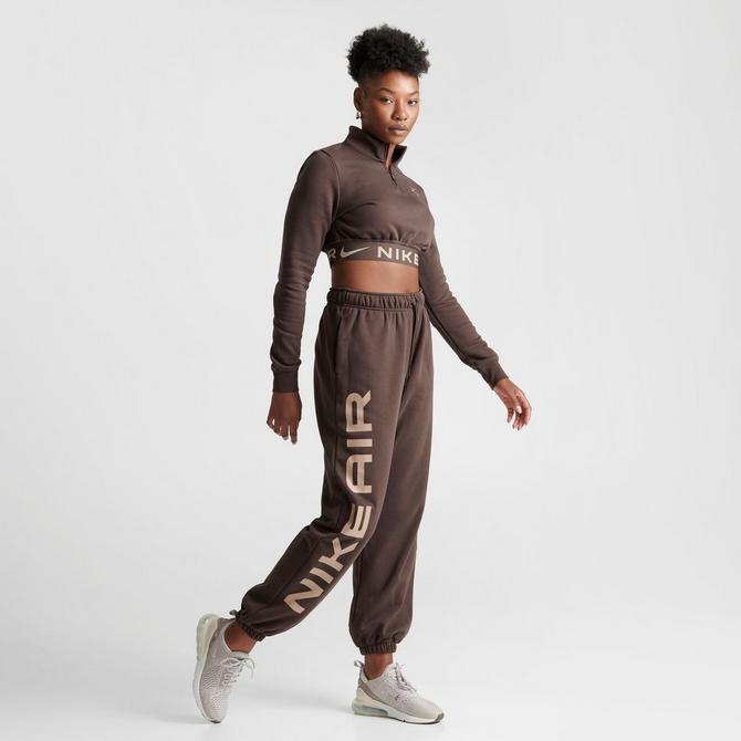 Nike Women's Fleece Sportswear High-Waisted Printed Joggers - Macy's