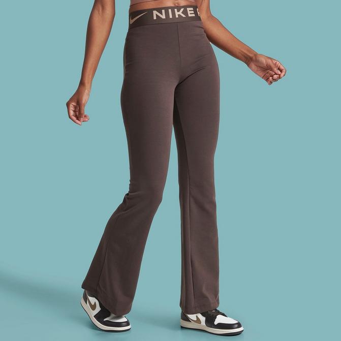 Shop Nike Sportswear Air Women's High-Waisted Woven Trousers Hemp