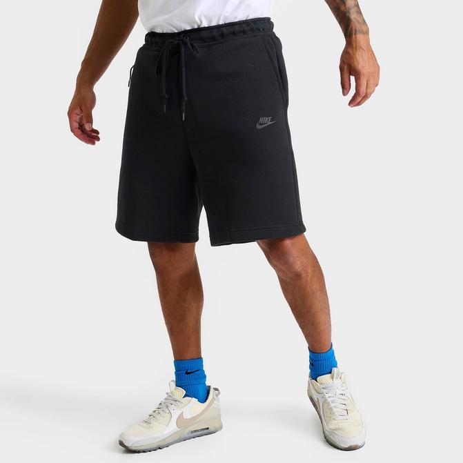 Nike tech clearance fleece shorts black