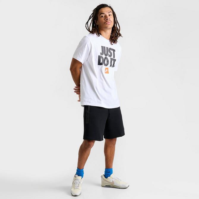 Nike tech outlet fleece shorts white