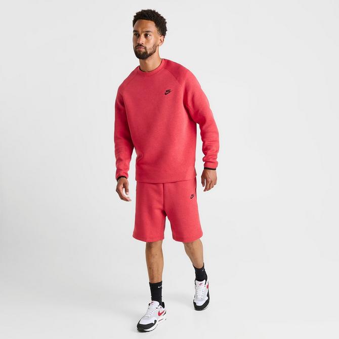 Nike tech fleece outlet shorts red