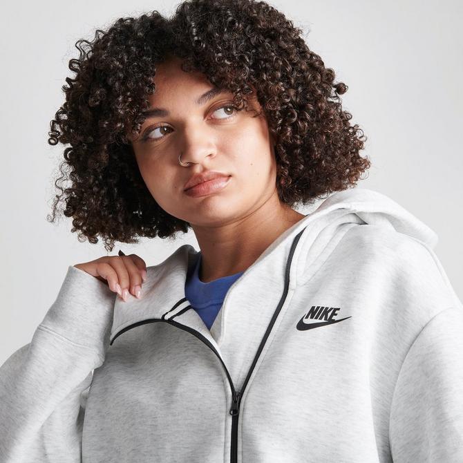 Nike Sportswear Women's Oversized Jersey Full-Zip Hoodie.