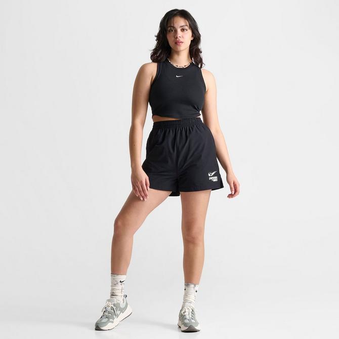 Nike Sport Essentials Ribbed Womens Tank Top Brown FB8279-237
