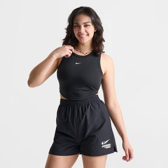 Nike Sport Essentials Ribbed Womens Tank Top Beige FB8279-104
